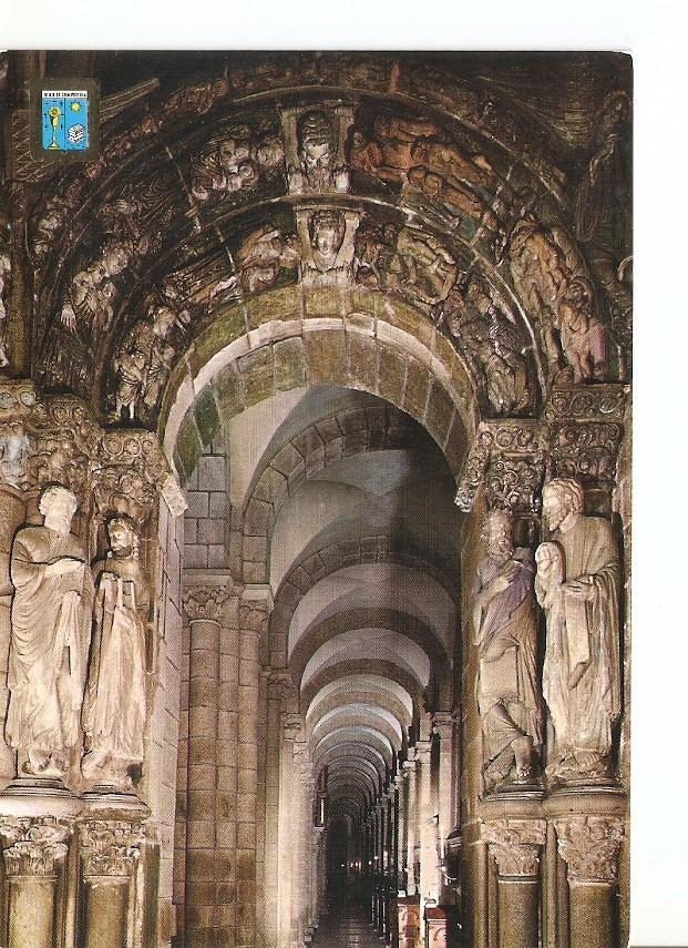 Postal 026146 : Detalle del Portico de la Catedral de Compostela