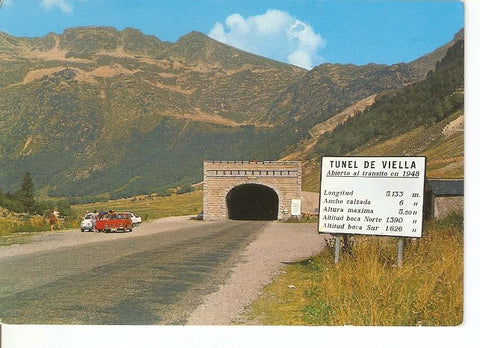 Postal 031804 : Valle del Ribagorzana (Lerida). Tunel de Viella Boca sue