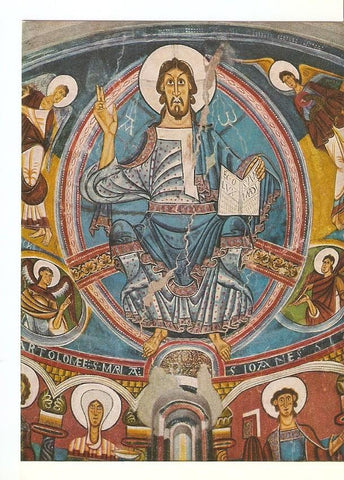 Postal 036711 : Mestre de Sant Climent de Taull. Abside. Museu dArt de Catalunya. Barcelona