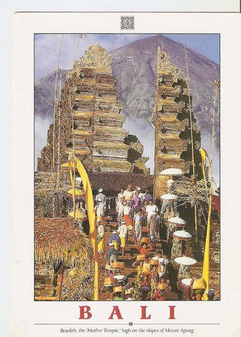 Postal 043771 : Bali. Besakih the Mother Temple high on the slopes of Mount Agung