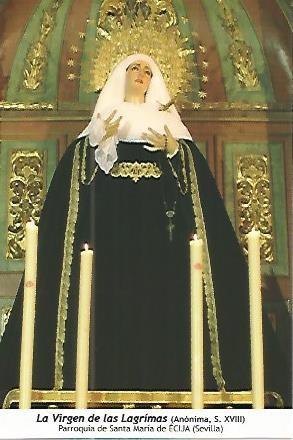 POSTAL 54118: Virgen de las Lagrimas. Ecija. Sevilla