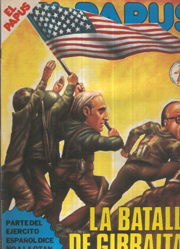 El Papus revista de humor numero 384 (1981): La batalla de Gibraltar