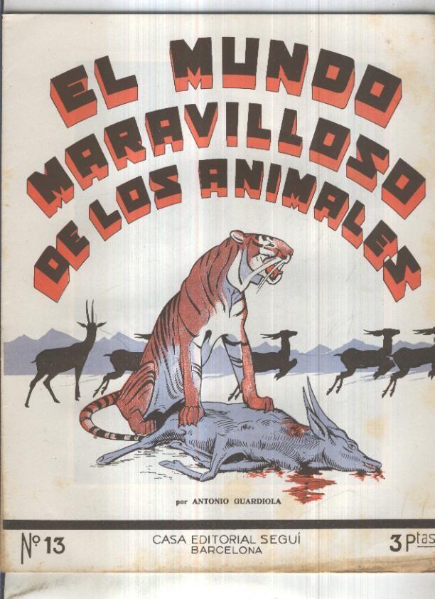 El mundo maravilloso de los animales numero 13: El perro, el cerdo y el jabali