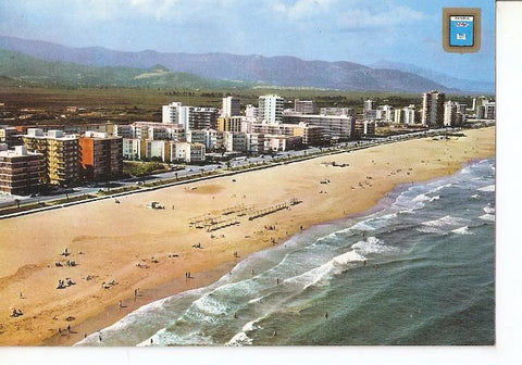 Postal 049860 : Gandia. Vista aerea de la playa