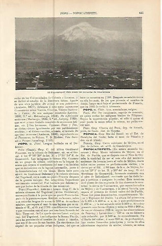 LAMINA ESPASA 10517: El Popocatepetl