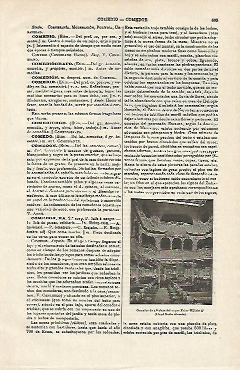 LAMINA ESPASA 14543: Comedor del Kaiser Wilhelm II