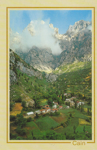 Postal 61586 : Cain. Picos de Europa. Vista general