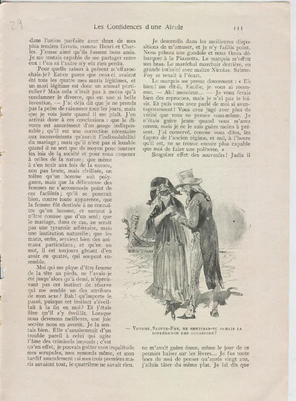 Les confidences d,une Aieule de Abel Hermant lamina 29
