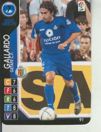 Derby Total 2004-2005: Getafe C.F. numero 07: Gallardo