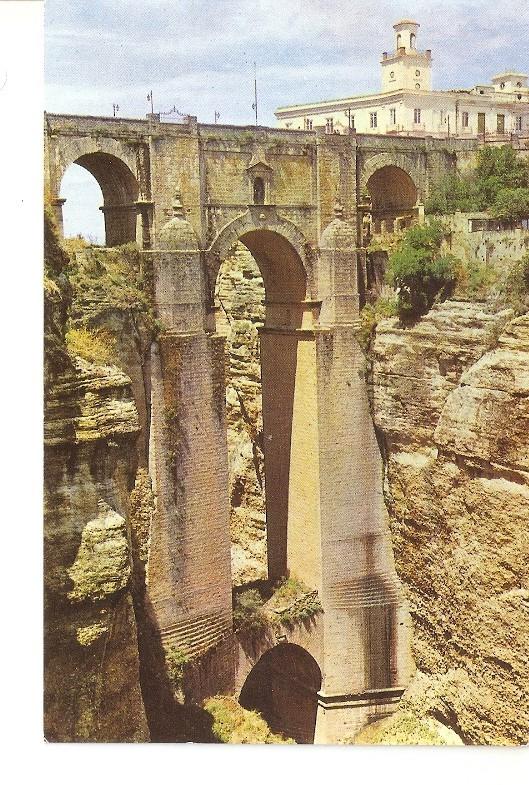 Postal 020604 : Puente nuevo sobre el Tajo, Ronda - Malaga