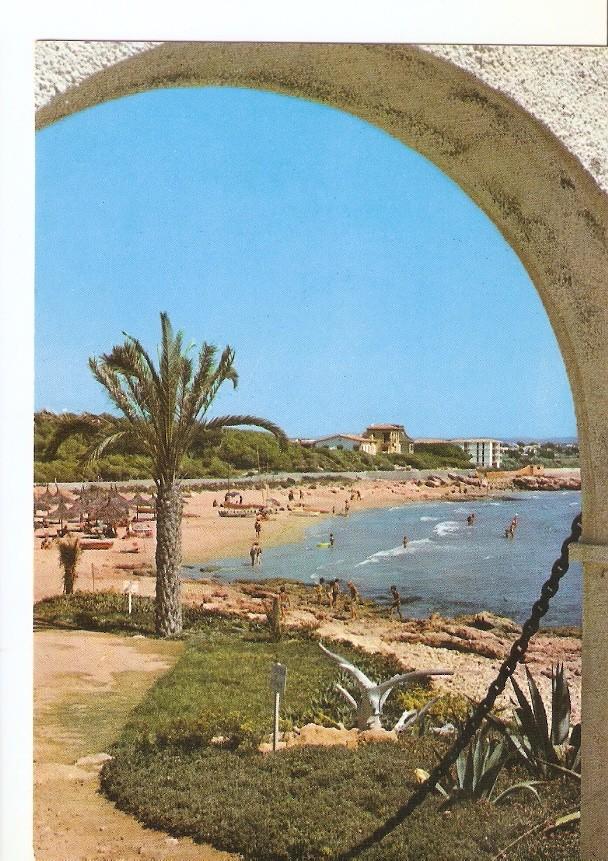 Postal 030734 : Roda de Bara. Roc de San Cayeta. Pinede et plage
