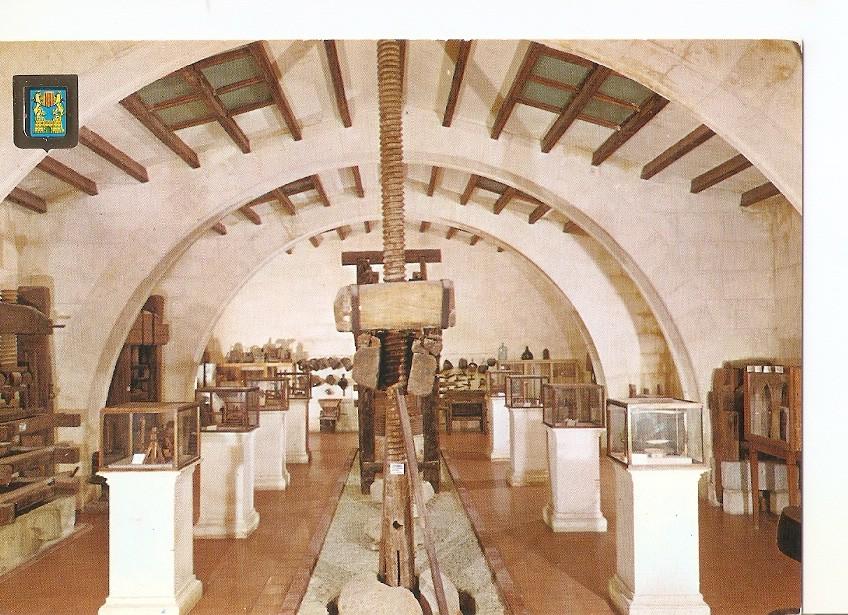 Postal 037242 : Vilafranca del Penedes (Barcelona). Museo del Vino Sala de Prensas