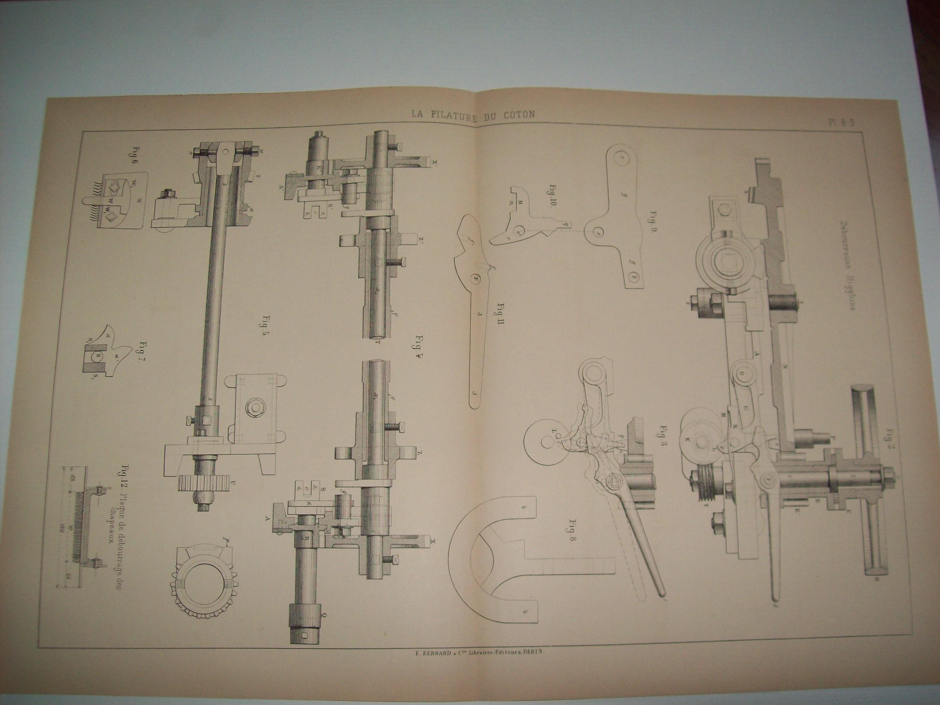 Lamina 1091: DEBOURREUSE HIGGINS. DETAIL DES MOUVEMENTS