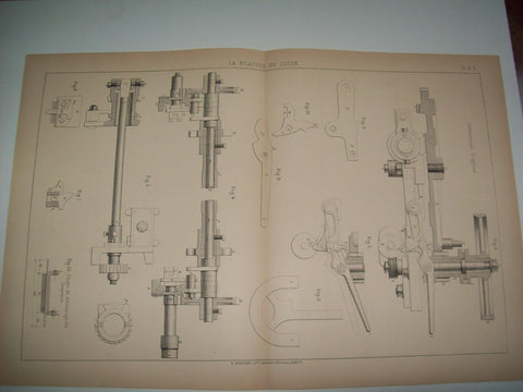 Lamina 1091: DEBOURREUSE HIGGINS. DETAIL DES MOUVEMENTS