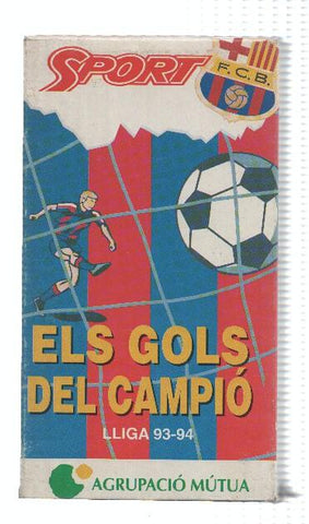 VHS-Deporte: F.C BARCELONA: ELS GOLS DEL CAMPIO, Lliga 93-94 (SPORT)