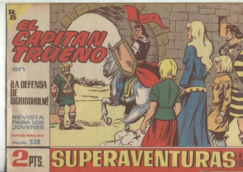 El Capitan Trueno original numero 538: La defensa de Sigridsholm