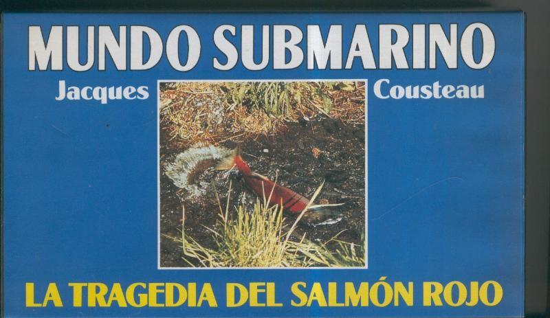 Video VHS: Jacques Cousteau: Mundo Submarino numero 13: La tragedia del salmon rojo