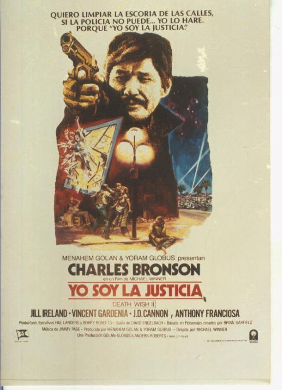 Foto cine 368: Yo soy la justicia (Charles Bronson)