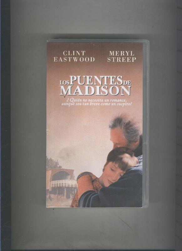 Video VHS: Los puentes de Madison (Clint Eastwood-Meryl Streep)