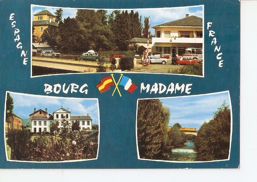Postal 023303 : Bourg-Madame (Pyreenes Orientales), Ville frontiere