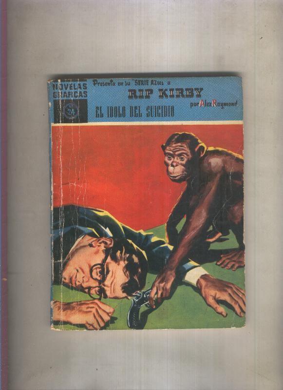 Serie Azul: Rip Kirby numero 24: El idolo del suicidio