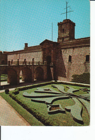 Postal 016946: BARCELONA - Entrada al Castillo de Montjuich