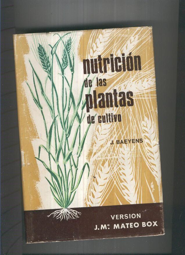 Nutricion de las plantas de cultivo