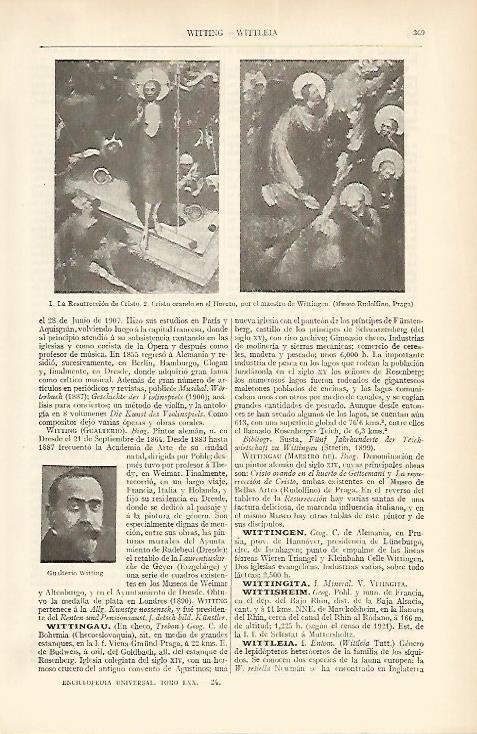 LAMINA ESPASA 1603: Obras del maestro de Wittingau