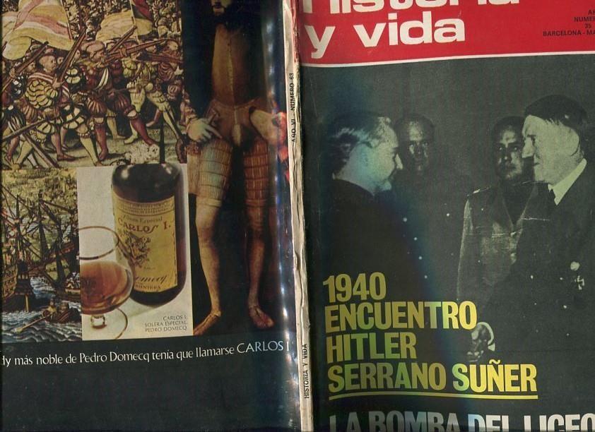 Historia y Vida numero 063 (numerado 3 en interior, suelto del lomo interior)