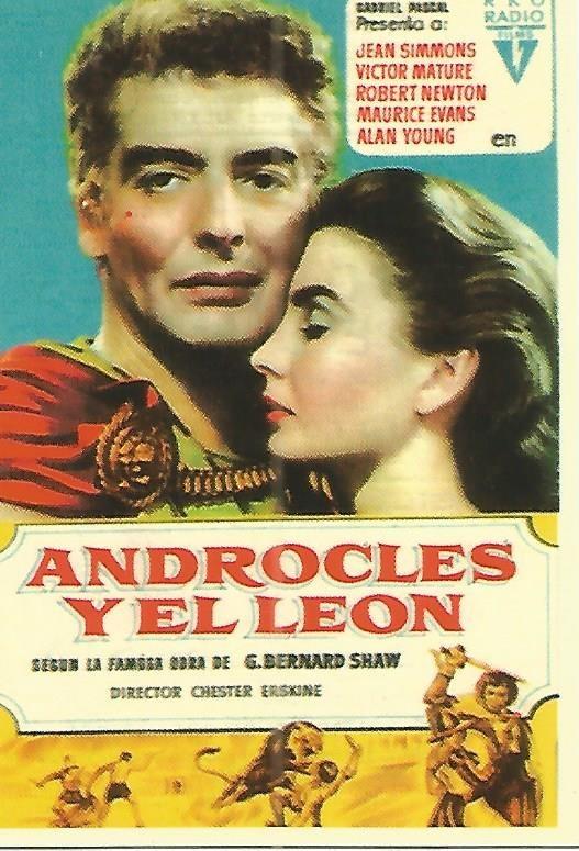 CALENDARIO PUBLICITARIO 00123: Androcles y el leon