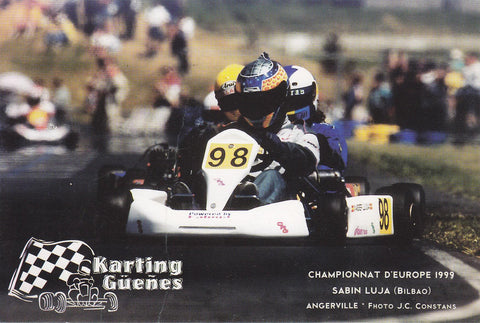 Postal 60707: Publicitaria KARTING GUEÑES. Campeonato de Europa
