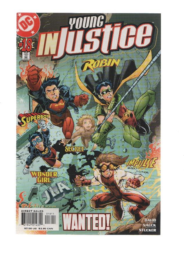 YOUNG JUSTICE, Volume 1, Numero 18: Revolting Developments (DC Comics)