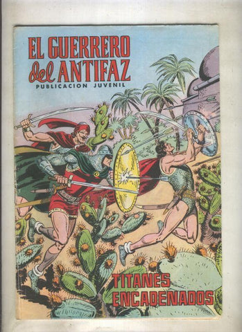 El Guerrero del Antifaz color numero 138: Titanes encadenados (numerado 1 en trasera)