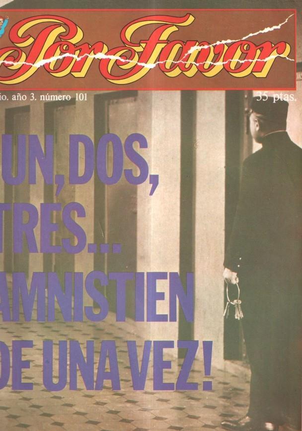 Por Favor numero 101, 7 junio 1976: Amnistien de una vez