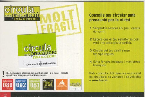 Postal 006069 : Publicitaria Campaña de Trafico