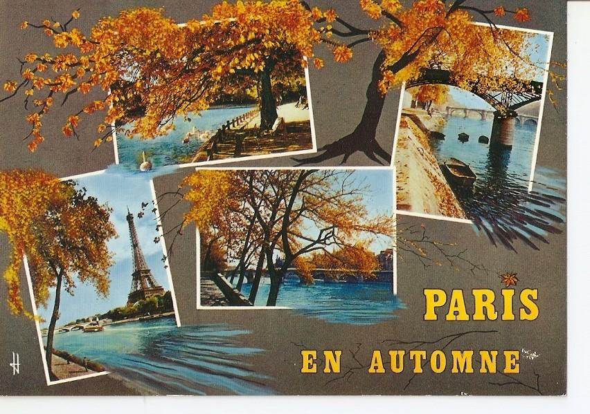 Postal 037345 : Pari Trance. Le Tour Eiffel - Les Quais Le Bois de Bolougne