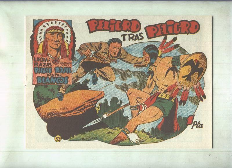 Facsimil: Lucha de Razas numero 39: Peligro tras peligro