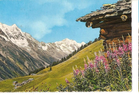 Postal 044364 : Cabaña en una ladera