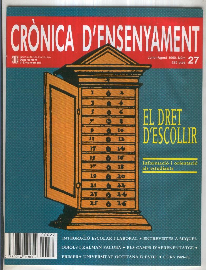 CRONICA ENSENYAMENT Numero 27