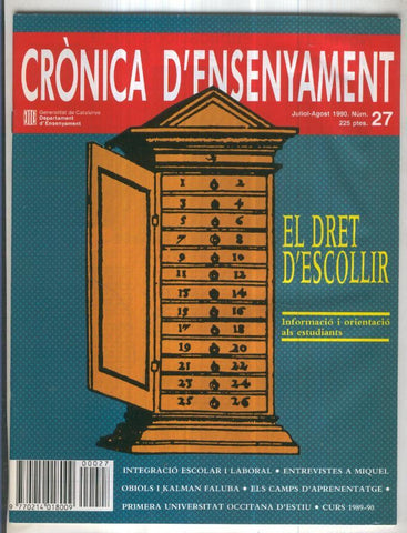 CRONICA ENSENYAMENT Numero 27