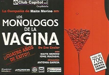 POSTAL PUBLICITARIA 55430: LOS MONOLOGOS DE LA VAGINA