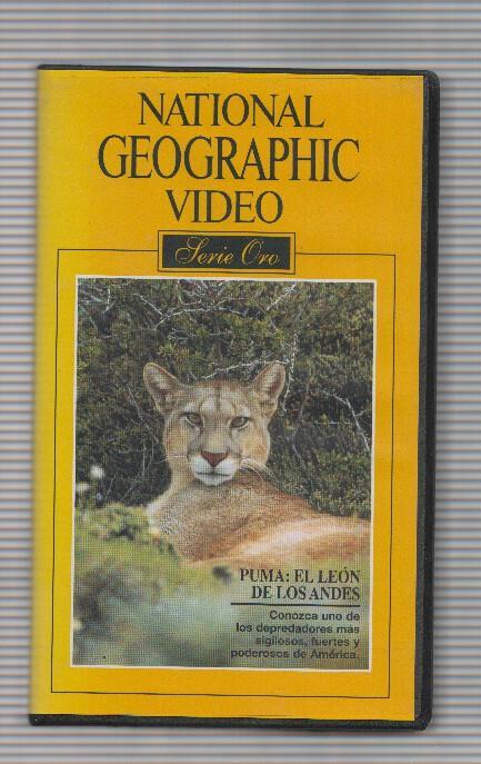 Pelicula VHS: NATIONAL GEOGRAPHIC, Serie Oro - Numero 03: Puma: El Leon de los Andes
