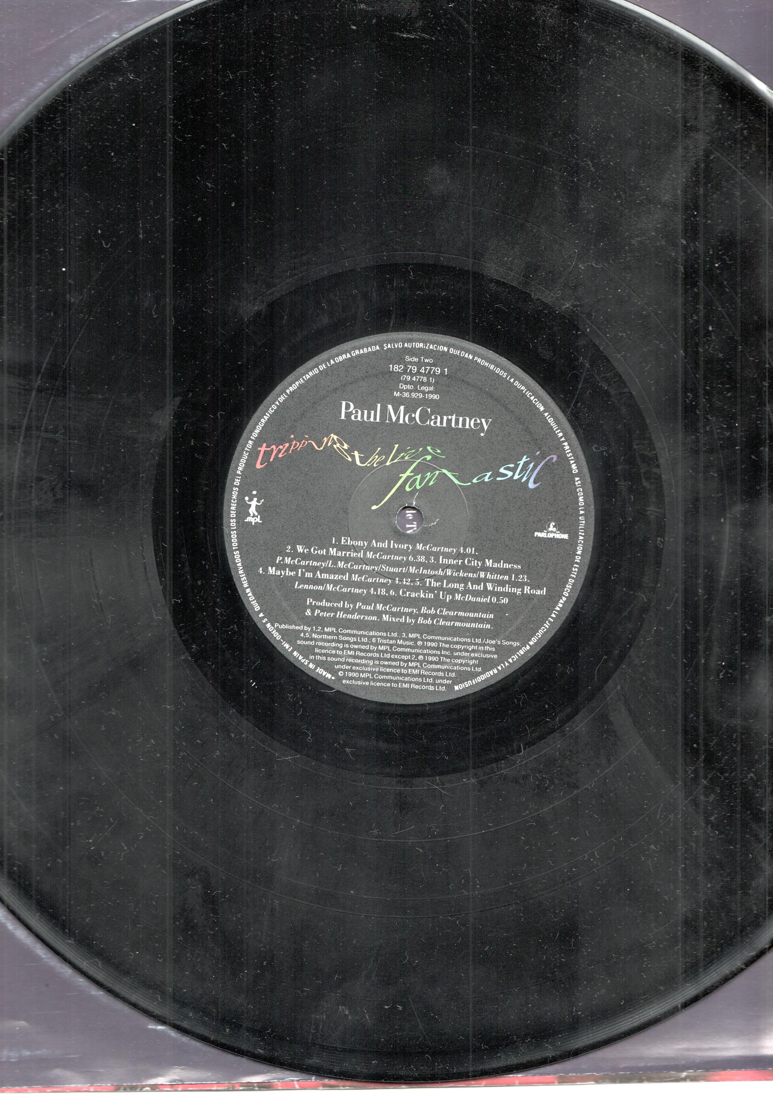 DISCO/VINILO: PAUL MCCARTNEY - Tripping the Live Fantastic (MPL)