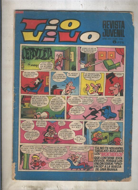 Tio Vivo segunda epoca numero 0546 (numerado 1 en trasera)
