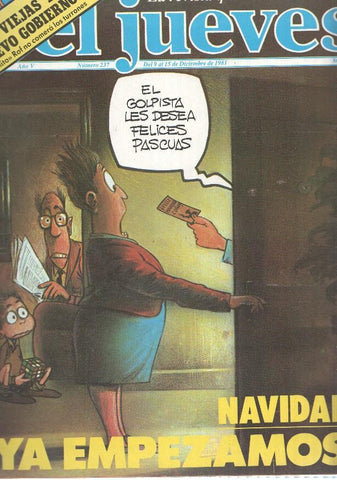 EL JUEVES numero 0237 - POSTER CENTRAL BURBUJAS TVE