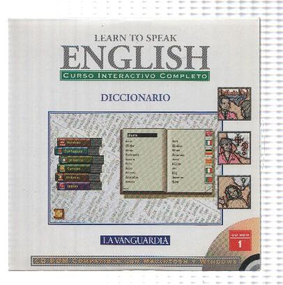 CD-Rom: LEARN TO SPEAK ENGLISH, Numero 01: Curso interactivo Completo (La Vanguardia)