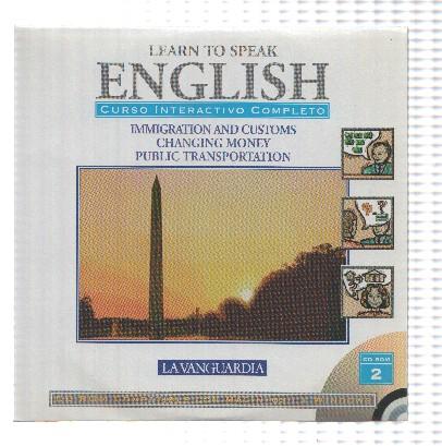 CD-Rom: LEARN TO SPEAK ENGLISH, Numero 02: Curso interactivo Completo (La Vanguardia)