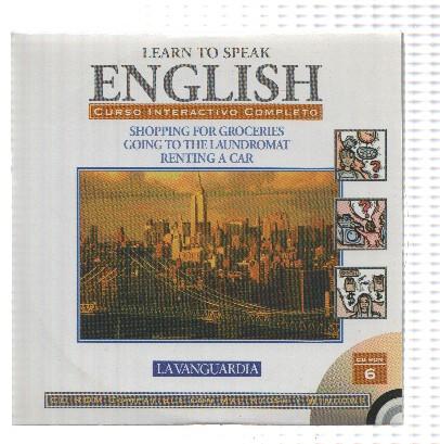 CD-Rom: LEARN TO SPEAK ENGLISH, Numero 06: Curso interactivo Completo (La Vanguardia)