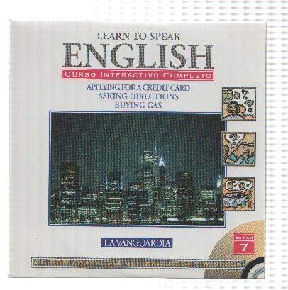 CD-Rom: LEARN TO SPEAK ENGLISH, Numero 07: Curso interactivo Completo (La Vanguardia)