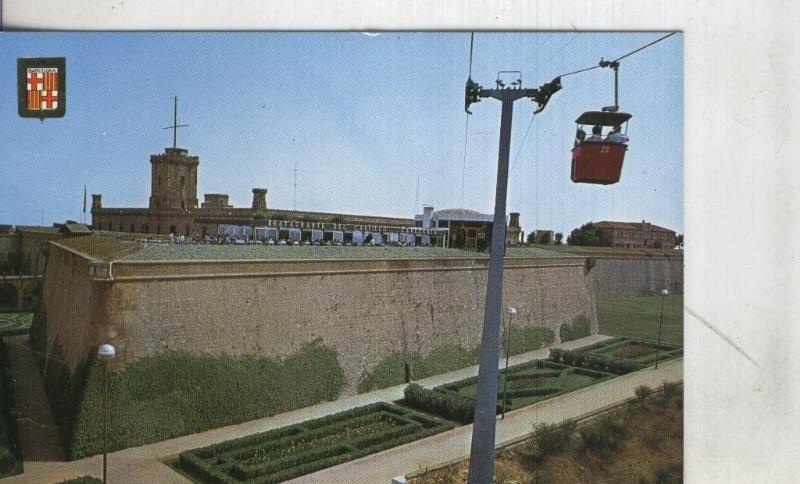 Postal: Barcelona: Castillo de Montjuich